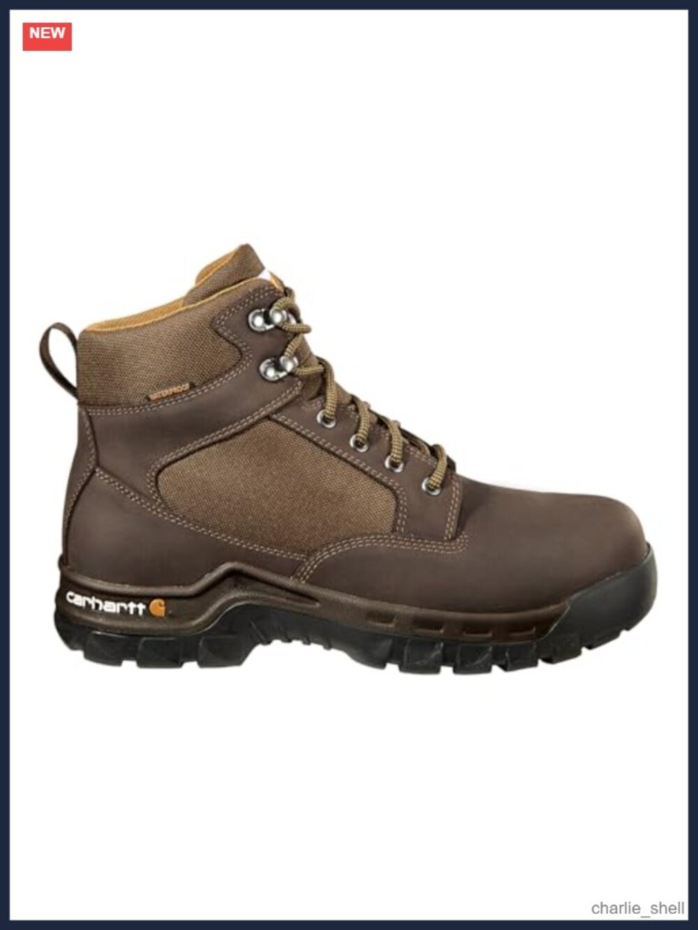 Men's Waterproof Oil Tanned Leather Soft Toe Work Boot